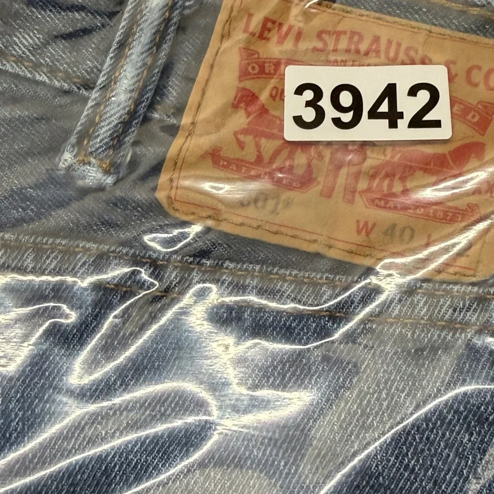 Levi's 501 Original Fit Jeans Mens‎ 40x32 Blue Medium Wash Button Fly Straight